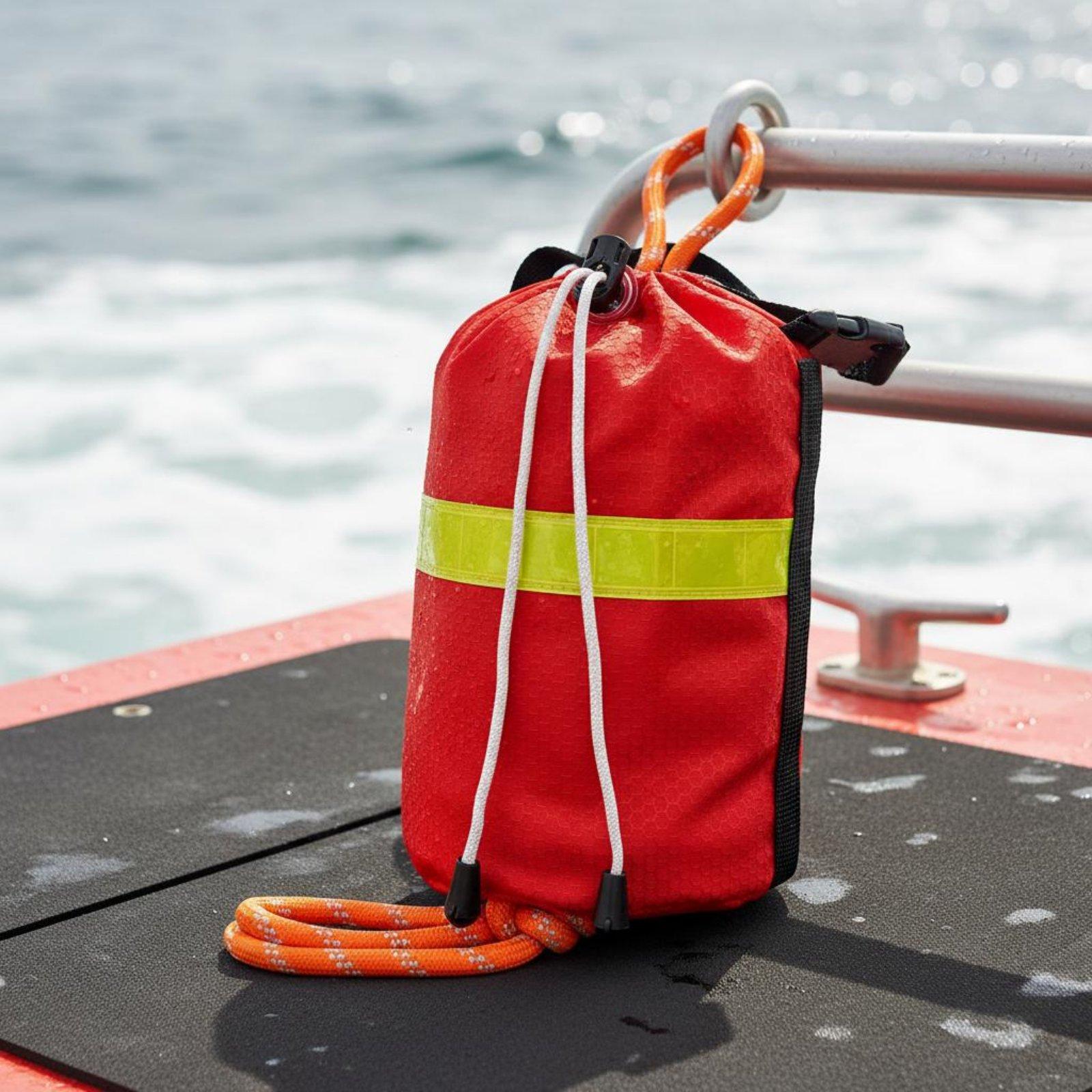 Rescue Rope Throw - Water Rescue Throw Bag Wear-Resistant Floating