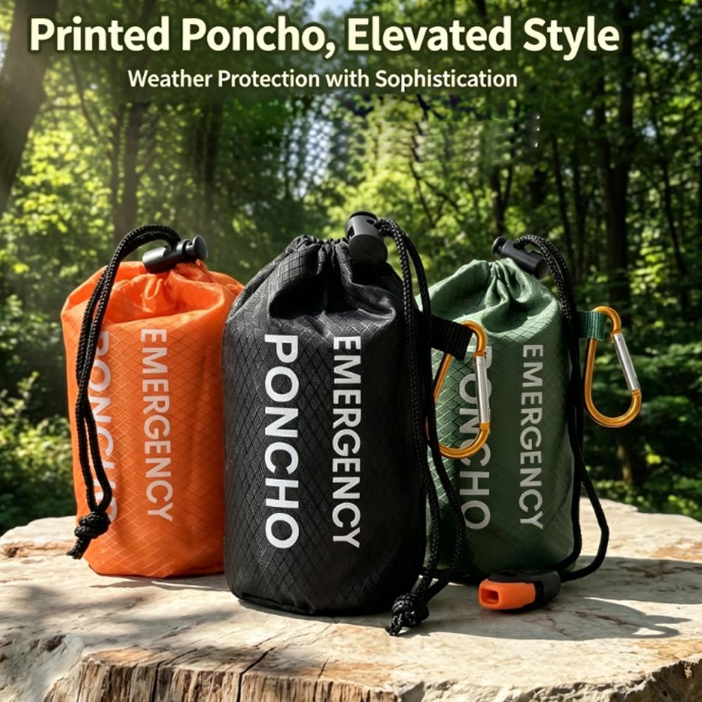 Portable Emergency Rain Poncho - đánh giá và giá Emergency Poncho Rain